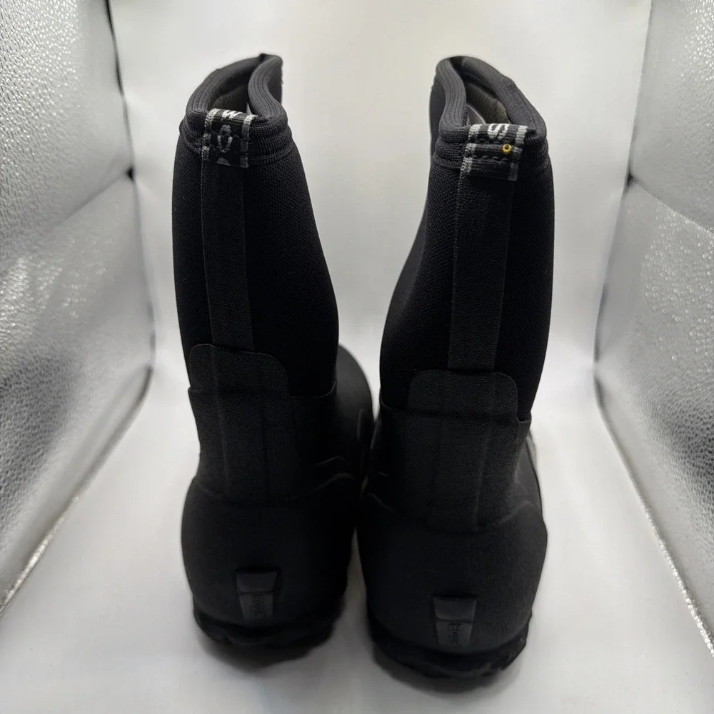 Bogs‎ Men's Comfortable Waterproof Classic Regular Mid Boot - Black, Size10
